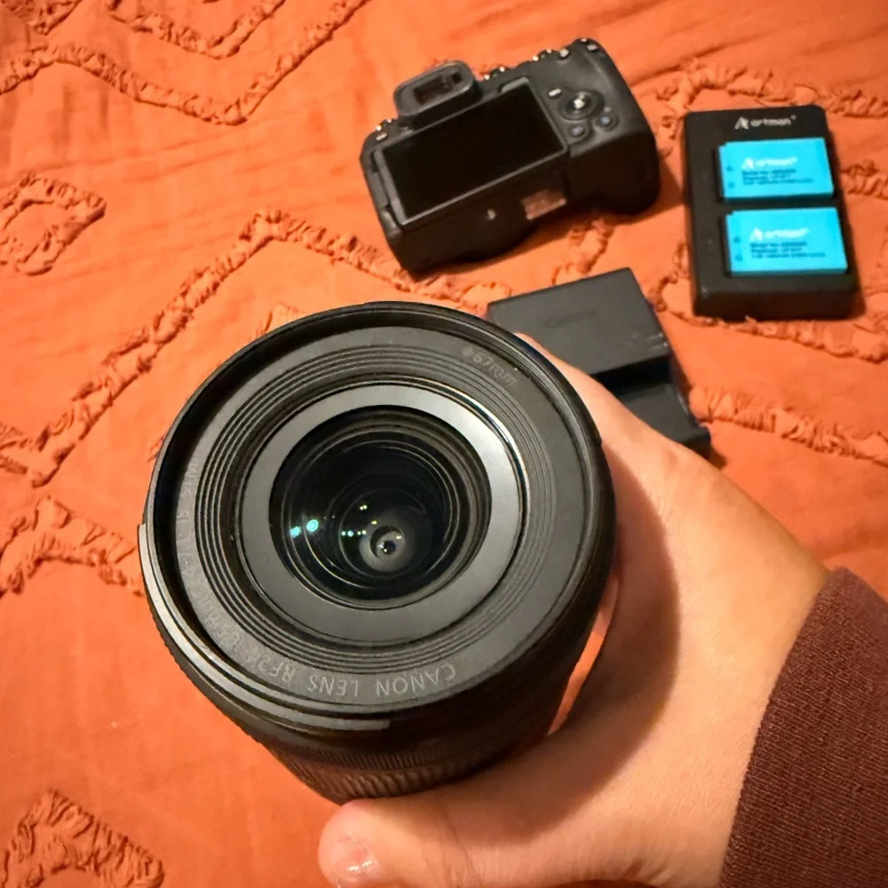 Canon EOS R Mirrorless Camera with Lens and Accessories - Black